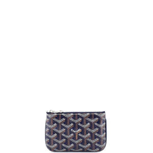 Goyard Nano Senat Zip Key Pouch Coated Canvas